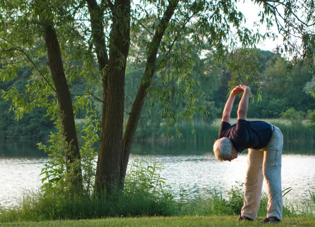 Do In, étirement du méridien poumon
